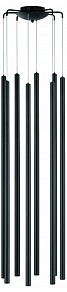 Подвесная люстра Lightstar Tubo черный арт. L8T747447