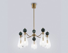 Люстра на штанге Ambrella Light LH зеленый арт. LH53292