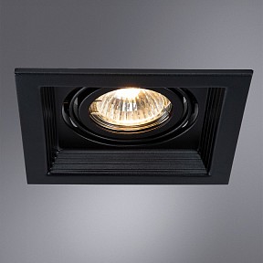 Встраиваемый светильник Arte Lamp Canis черный арт. A6661PL-1BK