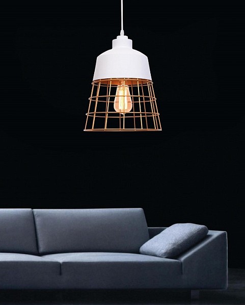 Подвесной светильник LUMINA DECO Bagsy белый арт. LDP 7933 WT