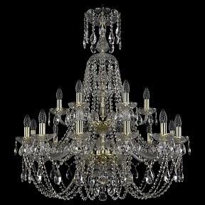 Подвесная люстра Bohemia Art Classic 11.21 золото арт. 11.21.12+6.300.2d.XL-95.Gd.Sp
