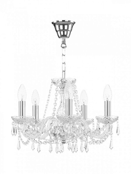 Подвесная люстра Bohemia Ivele Crystal 104 никель арт. 104/5/141 Ni