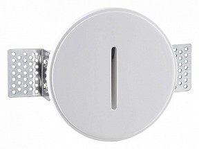 Встраиваемый светильник Odeon Light Gips белый арт. 7081/3WL