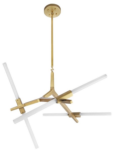 Люстра на штанге Loft it Agnes золото арт. 10399/6 GD