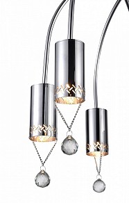 Потолочная люстра Vele Luce Pioggia серый арт. VL4283L06