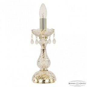 Настольная лампа декоративная Bohemia Ivele Crystal 112 золото арт. 112L/1-27 G V0300