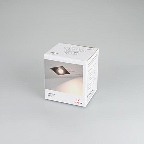 Встраиваемый светильник Arlight CL-SIMPLE-S80x80-9W Warm3000 (WH, 45 deg) белый арт. 026874