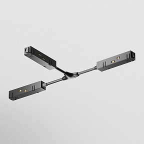 Соединитель для треков Maytoni Accessories for tracks Gravity черный арт. TRA004CWT-22B