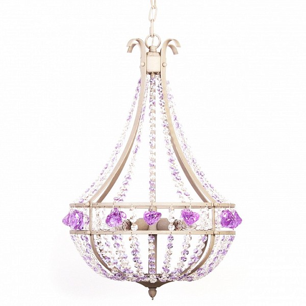 Подвесная люстра Manne L.6301 кремовый арт. L.6301-5GR (PURPLE)