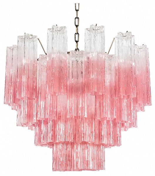 Подвесная люстра Loft it Murano бронза арт. 10580/600 Clear pink