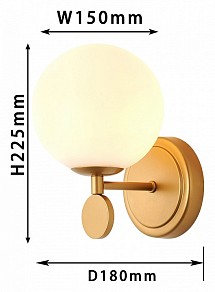 Бра Favourite Absolute золото арт. 2928-1W