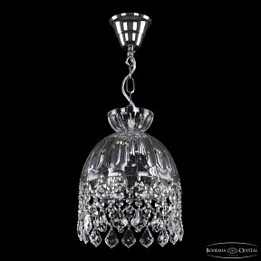 Подвесная люстра Bohemia Ivele Crystal 5478 никель арт. 5478/22 Ni Clear/M-1H Leafs
