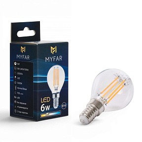 Лампа светодиодная MyFar Базис E14  арт. MB1003E14-6W3K