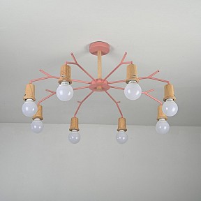 Люстра на штанге Imperiumloft LES COLOR розовый арт. ﻿lesc_01