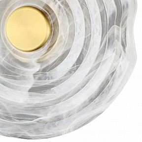 Накладной светильник Arte Lamp Bevel латунь арт. A1682AP-5PB