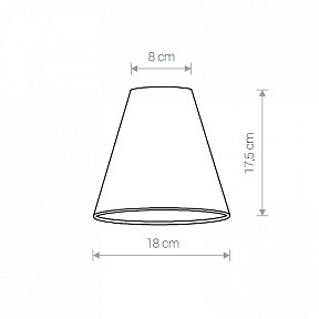 Плафон Nowodvorski Cameleon Cone S V BL  арт. 8415