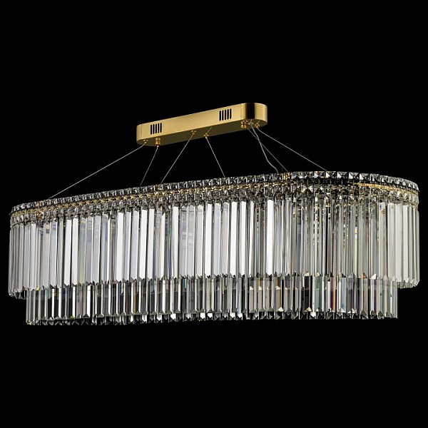 Подвесная люстра Arti Lampadari Ovindoli Nickel золото арт. Ovindoli L 1.5.120x40.101 G