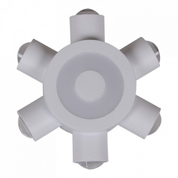 Накладной светильник Reluce  белый арт. 86973-9.2-007U LED2W+6*1W WT