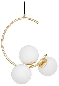 Подвесная люстра LUMINA DECO BONIO золото арт. LDP 7031-3 F.GD
