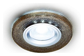 Встраиваемый светильник Ambrella Light S хром арт. S290 BK