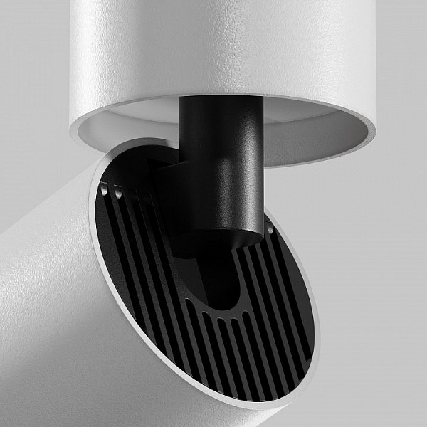 Светильник на штанге Maytoni Technical FOCUS LED белый арт. C055CL-L12W2.7K-SS-W