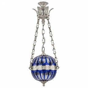 Подвесной светильник Bohemia Ivele Crystal 7100 металл арт. 71000P/25 NW Clear-Blue/H-1H Y8