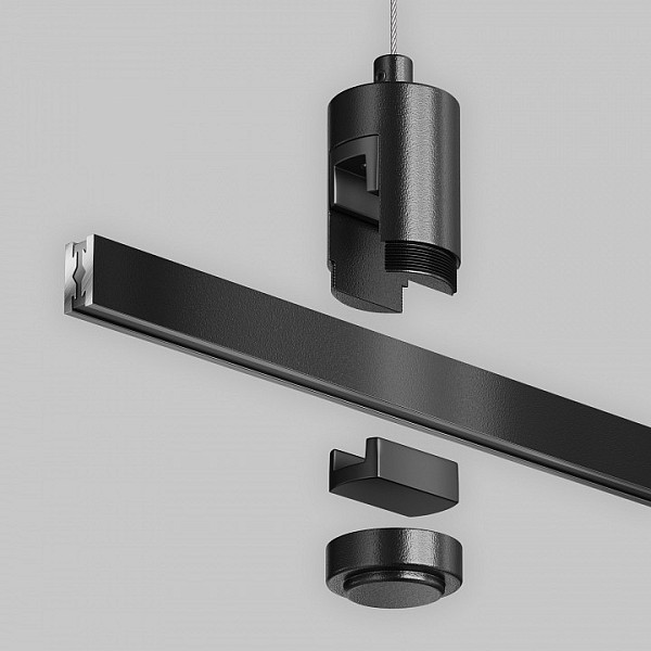 Подвес для трека Maytoni Accessories for tracks Flarity черный арт. TRA157SW-S1-B