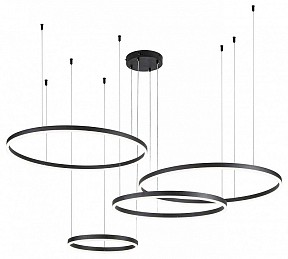 Подвесной светильник Indigo Galass черный арт. 14001/4P Black