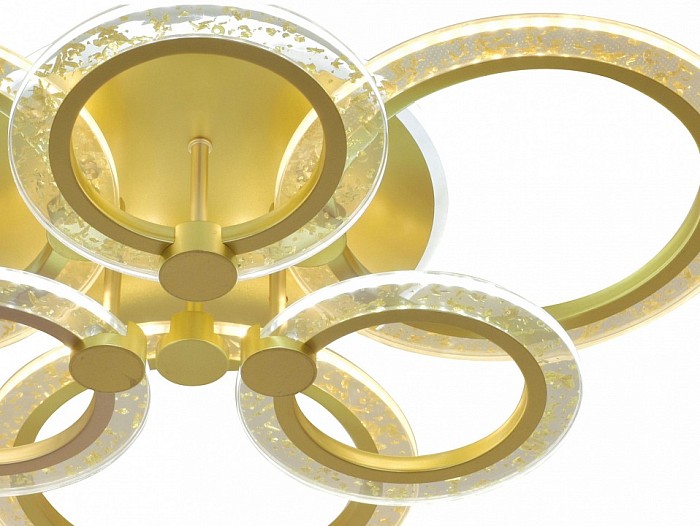 Потолочная люстра Escada Enigma желтый арт. 10225/6LED Gold