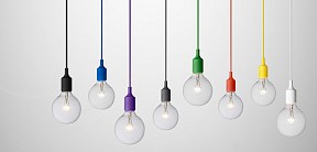 Подвесной светильник Imperiumloft Muuto E27 красный арт. 40.036