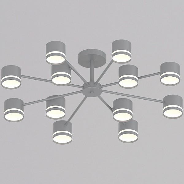 Люстра на штанге Reluce 89730 серый арт. 89730-0.3-12 GX53 GREY