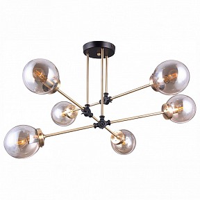 Люстра на штанге Citilux Планета черный арт. CL105165