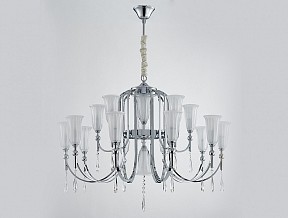Подвесная люстра Newport 4800 хром арт. 4810+6/C chrome
