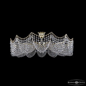 Подвесная люстра Bohemia Ivele Crystal 7708 золото арт. 77081/67 G