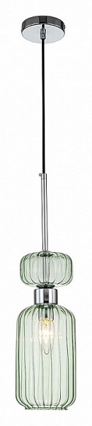 Подвесной светильник Escada Gloss хром арт. 1141/1S Chrome/Green