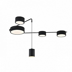 Потолочная люстра Indigo Modulo черный арт. 14028/5С Black