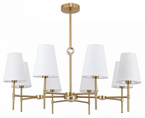 Люстра на штанге Arte Lamp DANIELLA медь арт. A4104LM-8PB