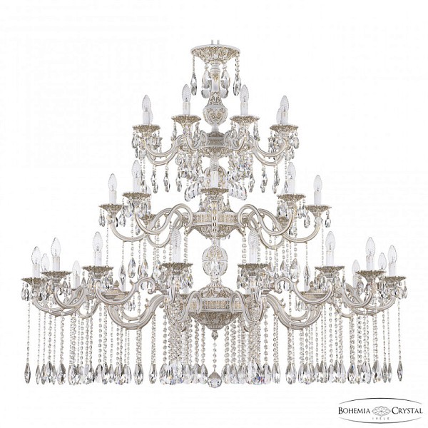 Подвесная люстра Bohemia Ivele Crystal AL7804 белый арт. AL78104/16+8+8/550/3d A WMG