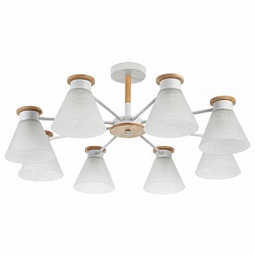 Люстра на штанге Arte Lamp Tyler белый арт. A1031PL-8WH