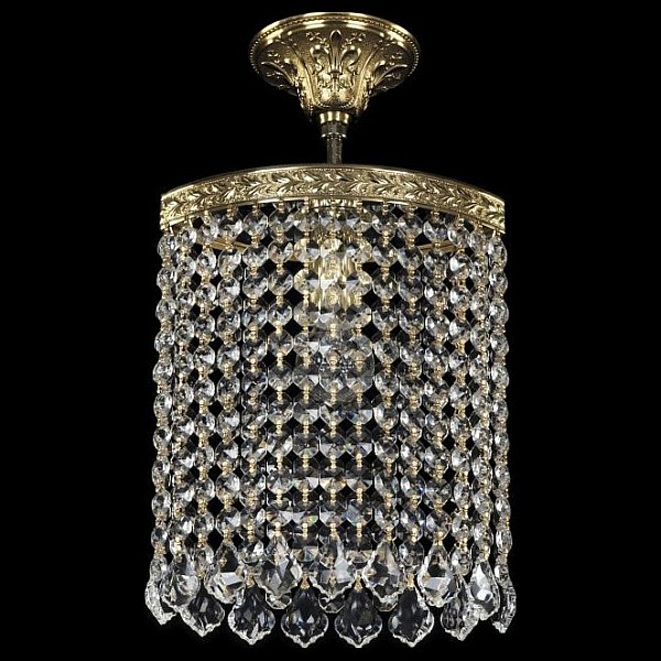 Светильник на штанге Bohemia Ivele Crystal 1920 золото арт. 19203/20IV G Leafs