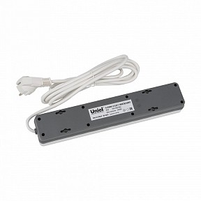 Сетевой фильтр Uniel S-GSR4-3 U2C1 WHITE/GREY  арт. UL-00012108