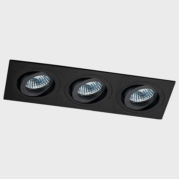 Встраиваемый светильник Italline SAG303-4 черный арт. SAG303-4 black/black