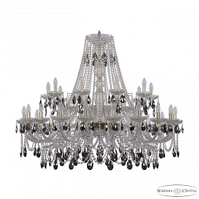 Подвесная люстра Bohemia Ivele Crystal 1411 золото арт. 1411/20+10/460 G K731