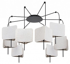 Подвесная люстра Arte Lamp TRIXIE черный арт. A7084SP-8BK