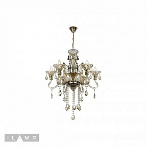 Подвесная люстра iLamp Asia бронза арт. 61082-6 BR