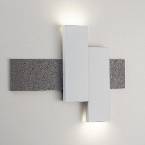 Накладной светильник Indigo Avanzato металл арт. 14023/2W Silver stone