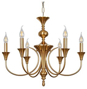 Подвесная люстра Arte Lamp Collinetta медь арт. A4094LM-6PB