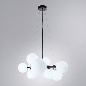Подвесная люстра Arte Lamp Gemini черный арт. A2243SP-10BK