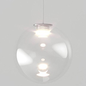 Подвесной светильник Eurosvet Wonder серый арт. 50234/1 LED прозрачный