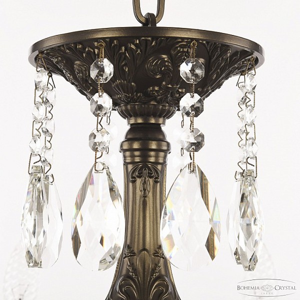 Подвесная люстра Bohemia Ivele Crystal AL7801 бронза арт. AL78101/8/210 B PD